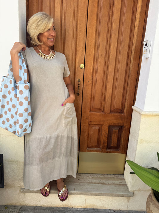 VESTIDO ALGODÓN BOLSILLO