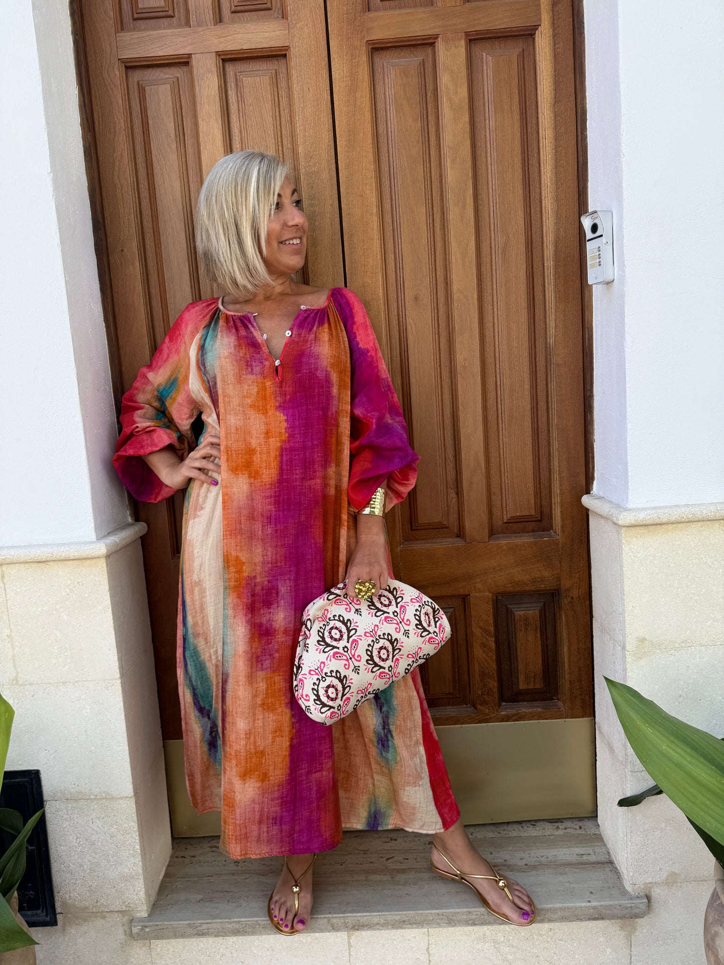 VESTIDO BOHO ESTAMPADO
