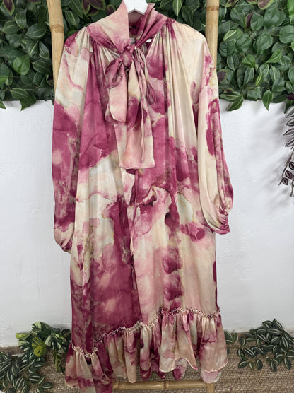 PREVENTA - VESTIDO CUELLO LAZO