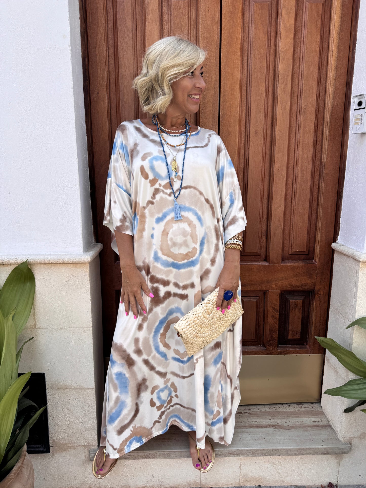 VESTIDO CURVY APRI ESTAMPADO