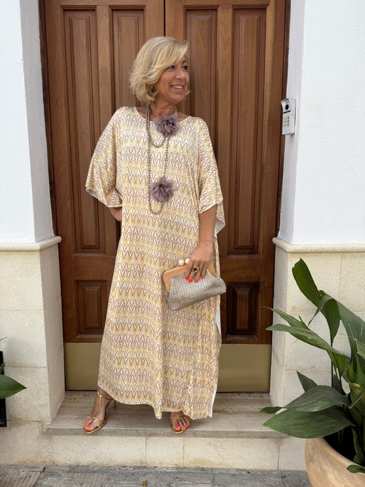 VESTIDO CURVY APRI ESTAMPADO