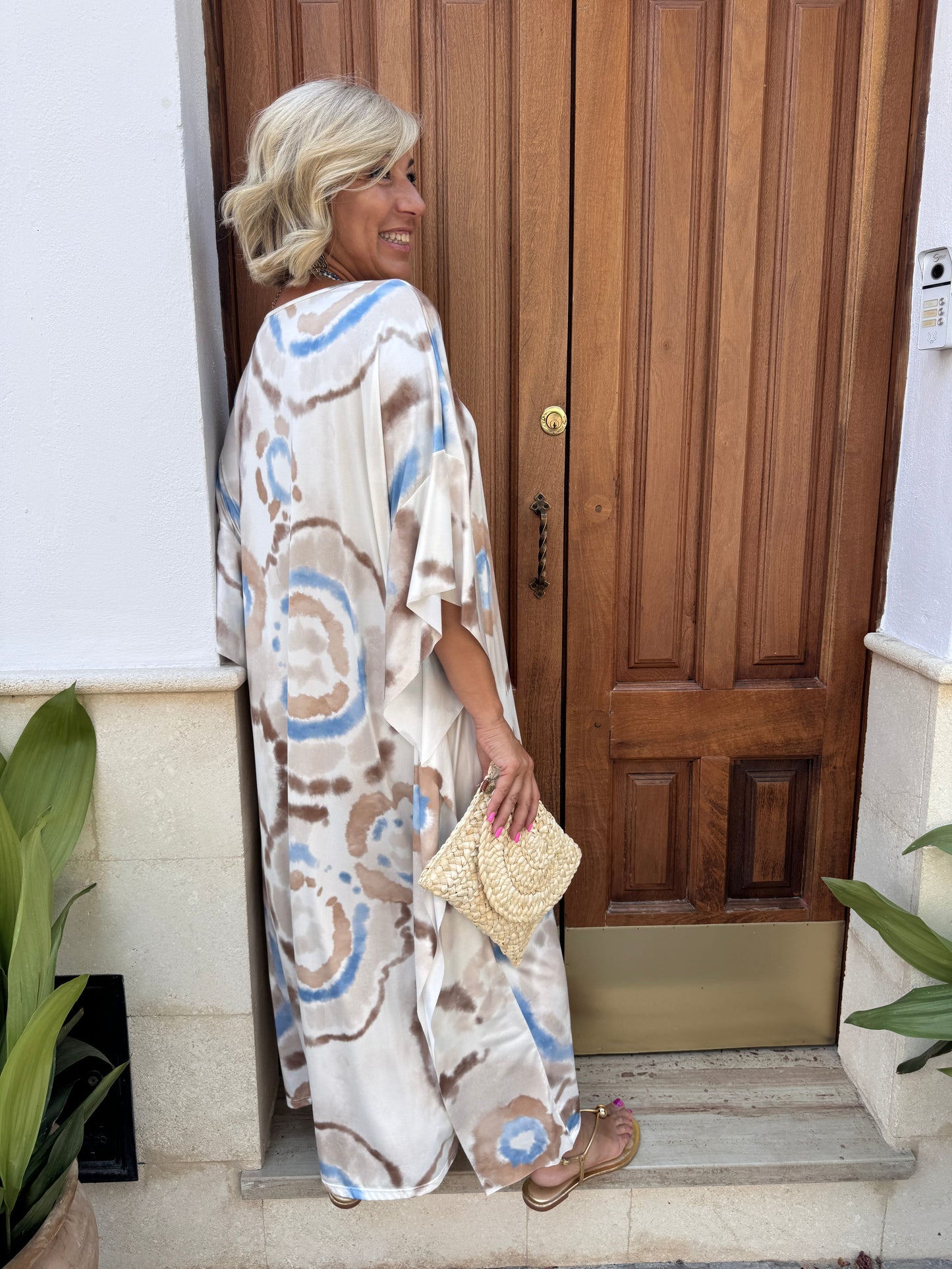 VESTIDO CURVY APRI ESTAMPADO