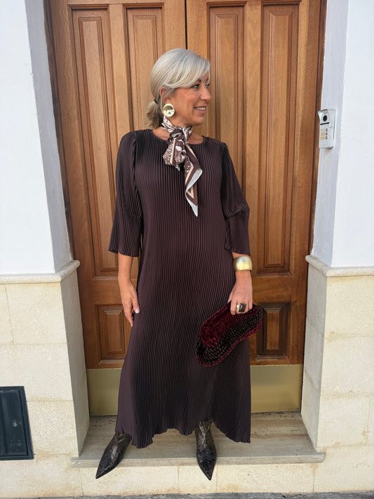 VESTIDO CURVY PLISADO