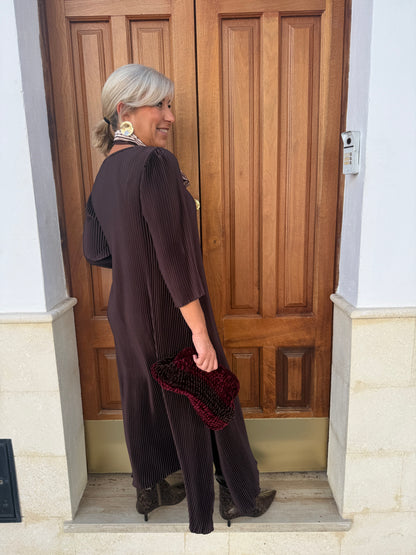 VESTIDO CURVY PLISADO