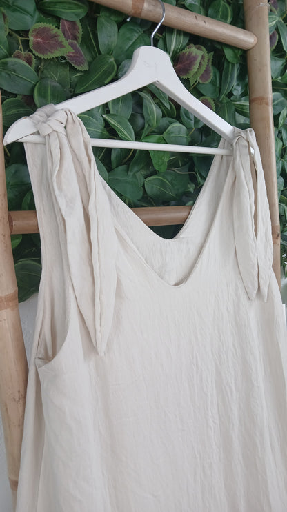 VESTIDO LAZO TIRANTES