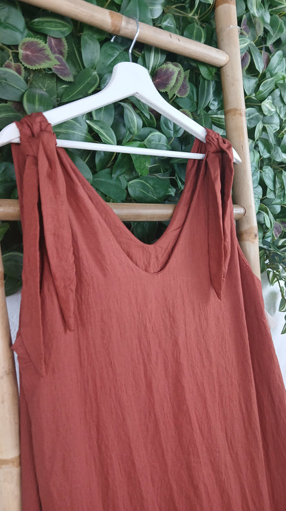 VESTIDO LAZO TIRANTES