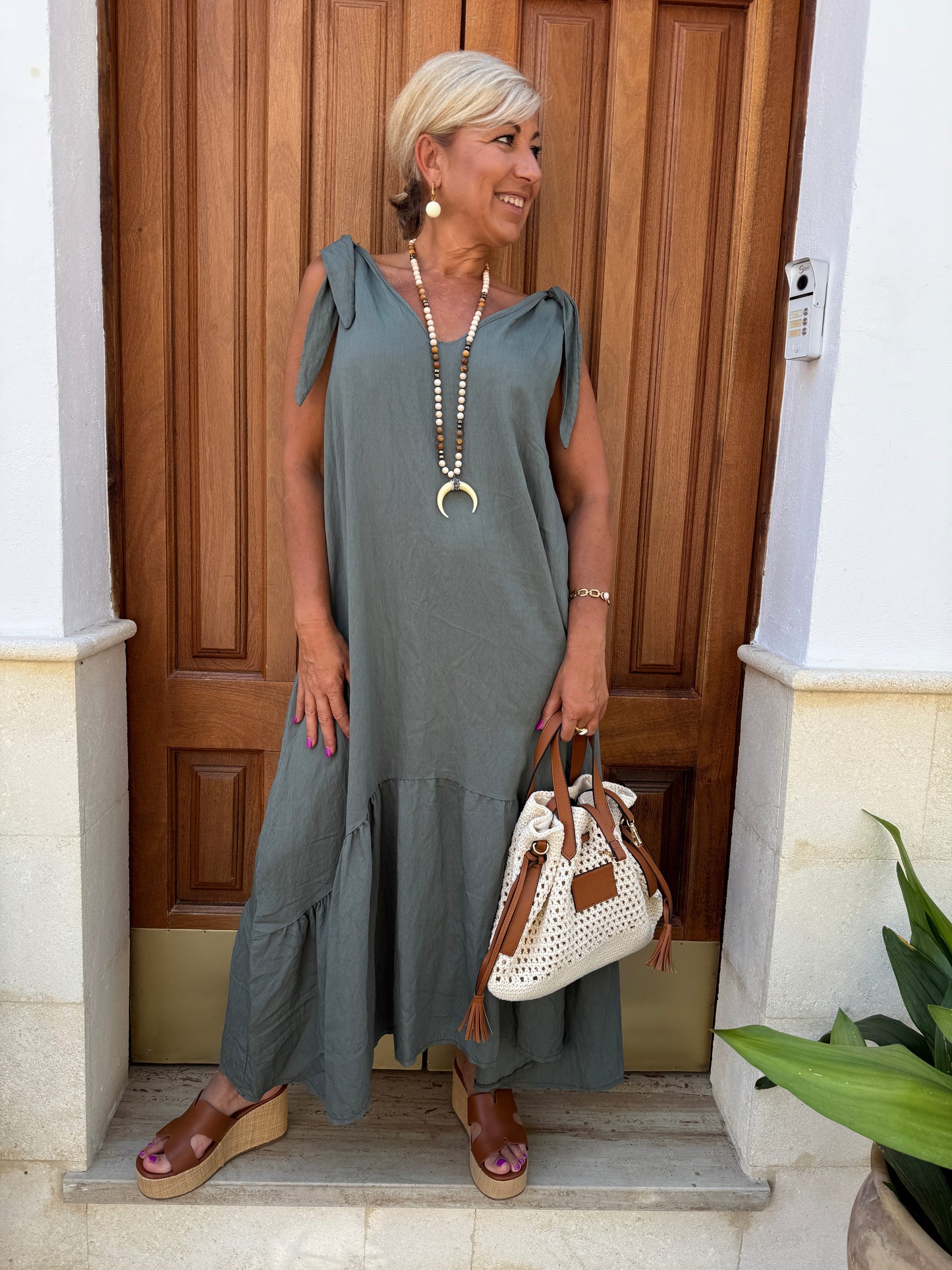 VESTIDO LAZO TIRANTES