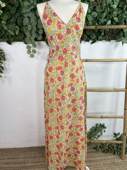 VESTIDO INDIO ESPALDA CRUZADA