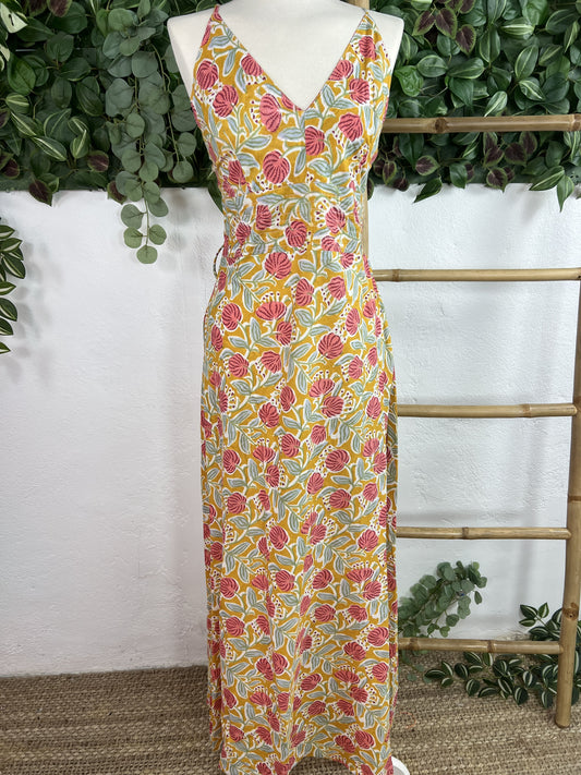 VESTIDO INDIO ESPALDA CRUZADA