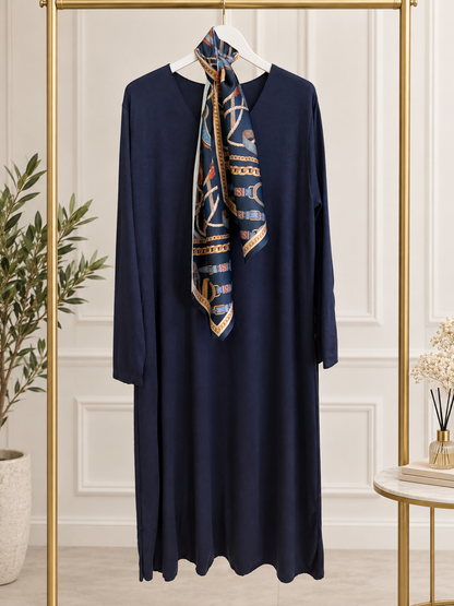 VESTIDO BÁSICO DE MALHA CURVADAS