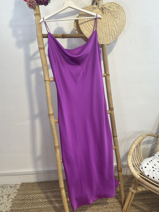 VESTIDO SATINADO TIRANTES