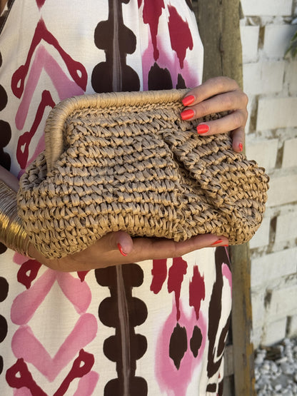 BOLSO CLUNCH NATURAL