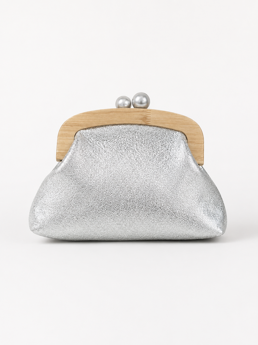 BOLSO MADERA METALIZADO