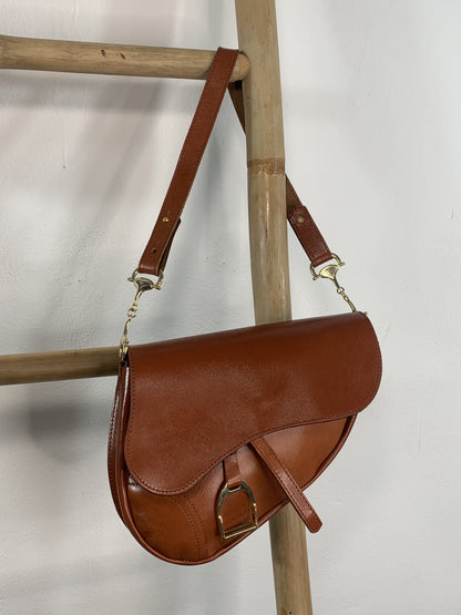 LEATHER STIRRUP BAG