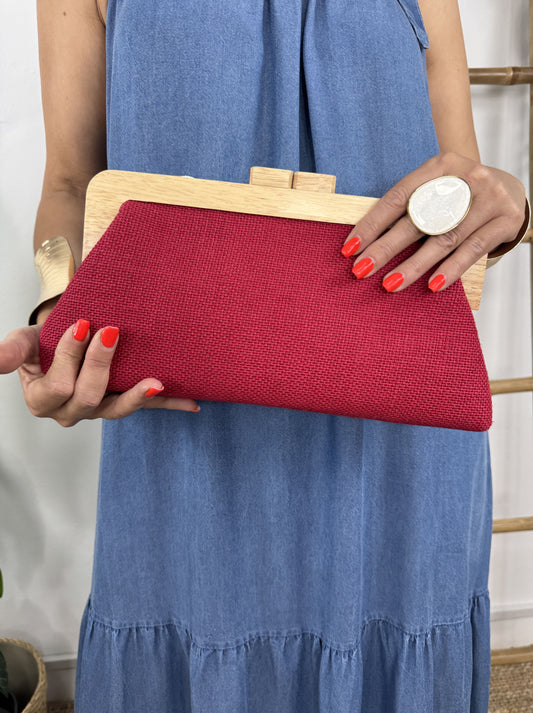 BOLSO RAFIA BAGUETTE