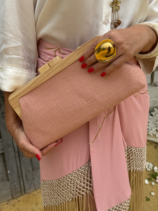 BOLSO RAFIA BAGUETTE