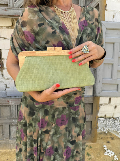 BOLSO RAFIA BAGUETTE