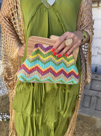 BOLSO RAFIA ZIGZAG
