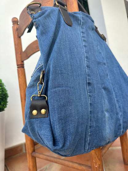 DENIM SHOPPING BAG