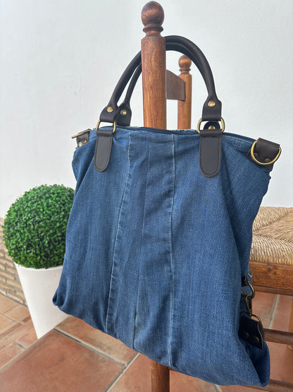 DENIM SHOPPING BAG