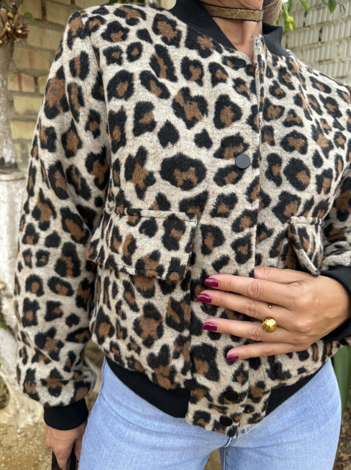 BOMBER INVIERNO LEOPARDO