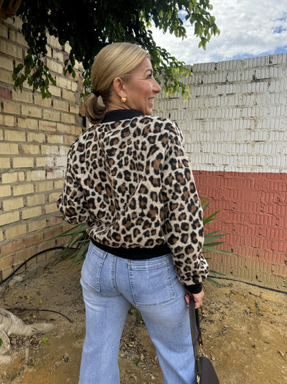 BOMBER INVIERNO LEOPARDO