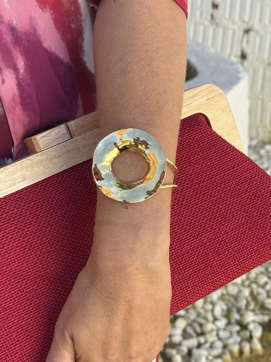 BRAZALETE CÍRCULO RELIEVE