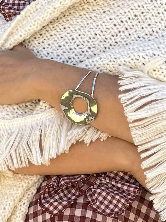 BRAZALETE CÍRCULO RELIEVE