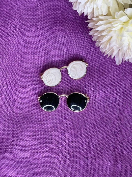 BROCHE METAL GAFAS