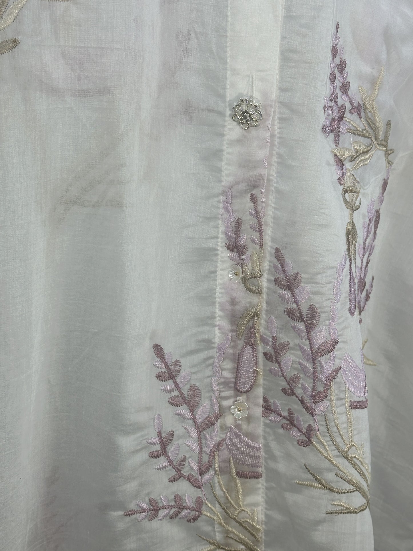 LAVENDER SHEER SHIRT