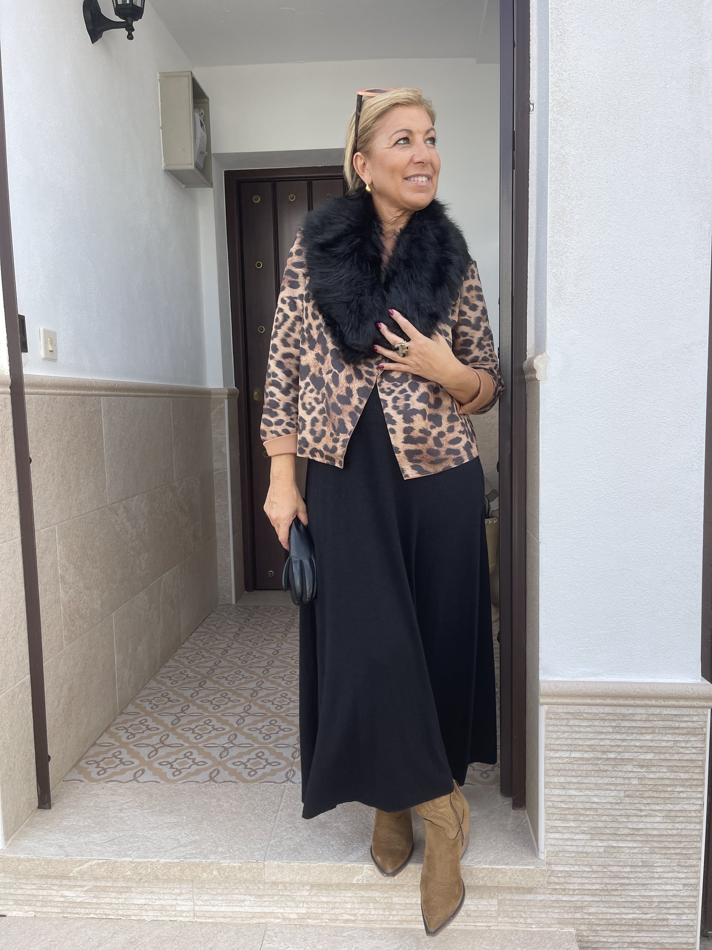 CHAQUETA LEOPARDO NEOPRENO