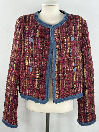 CHAQUETA TWEED ACOLCHADA