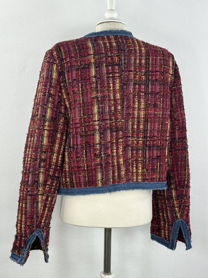 CHAQUETA TWEED ACOLCHADA