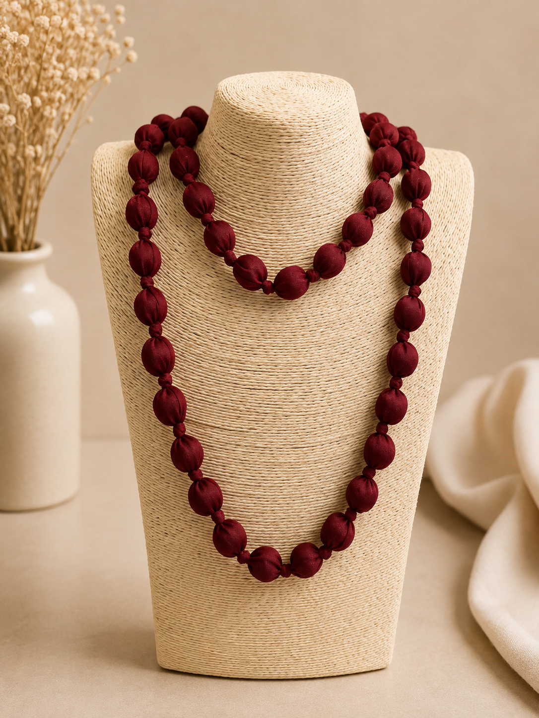 COLLAR LARGO BOLAS THIN