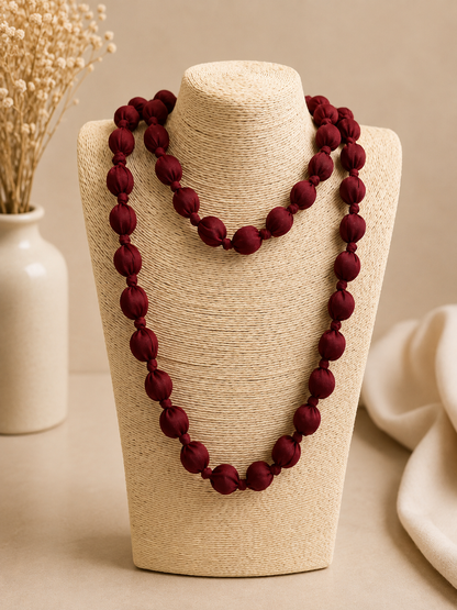 COLLAR LARGO BOLAS THIN