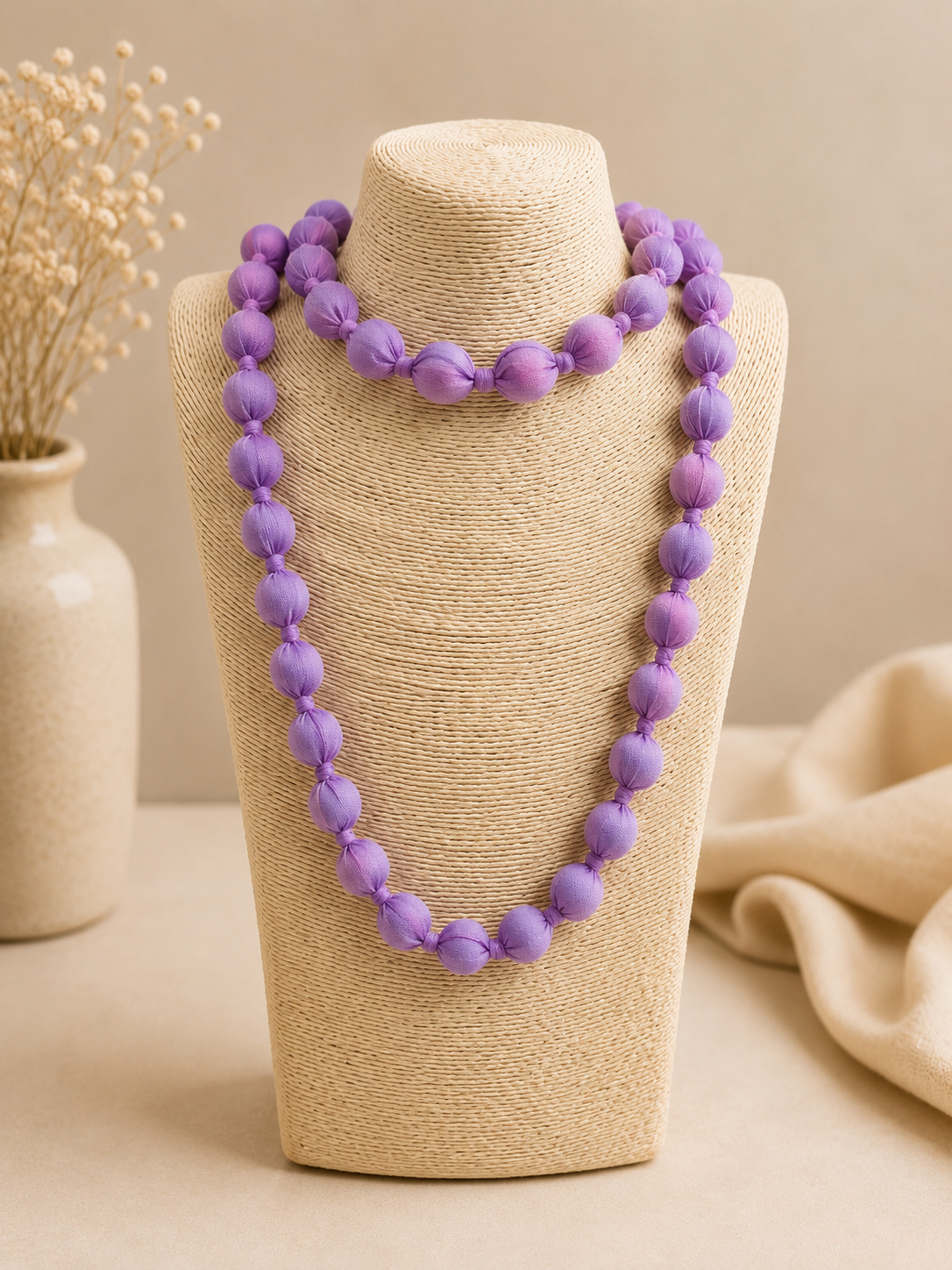 COLLAR LARGO BOLAS THIN