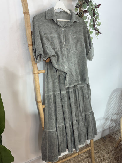 CONJUNTO FALDA SAFARI