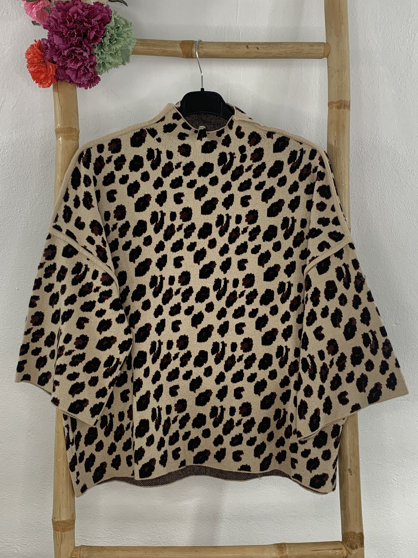 JERSEY OVERSIZE LEOPARDO