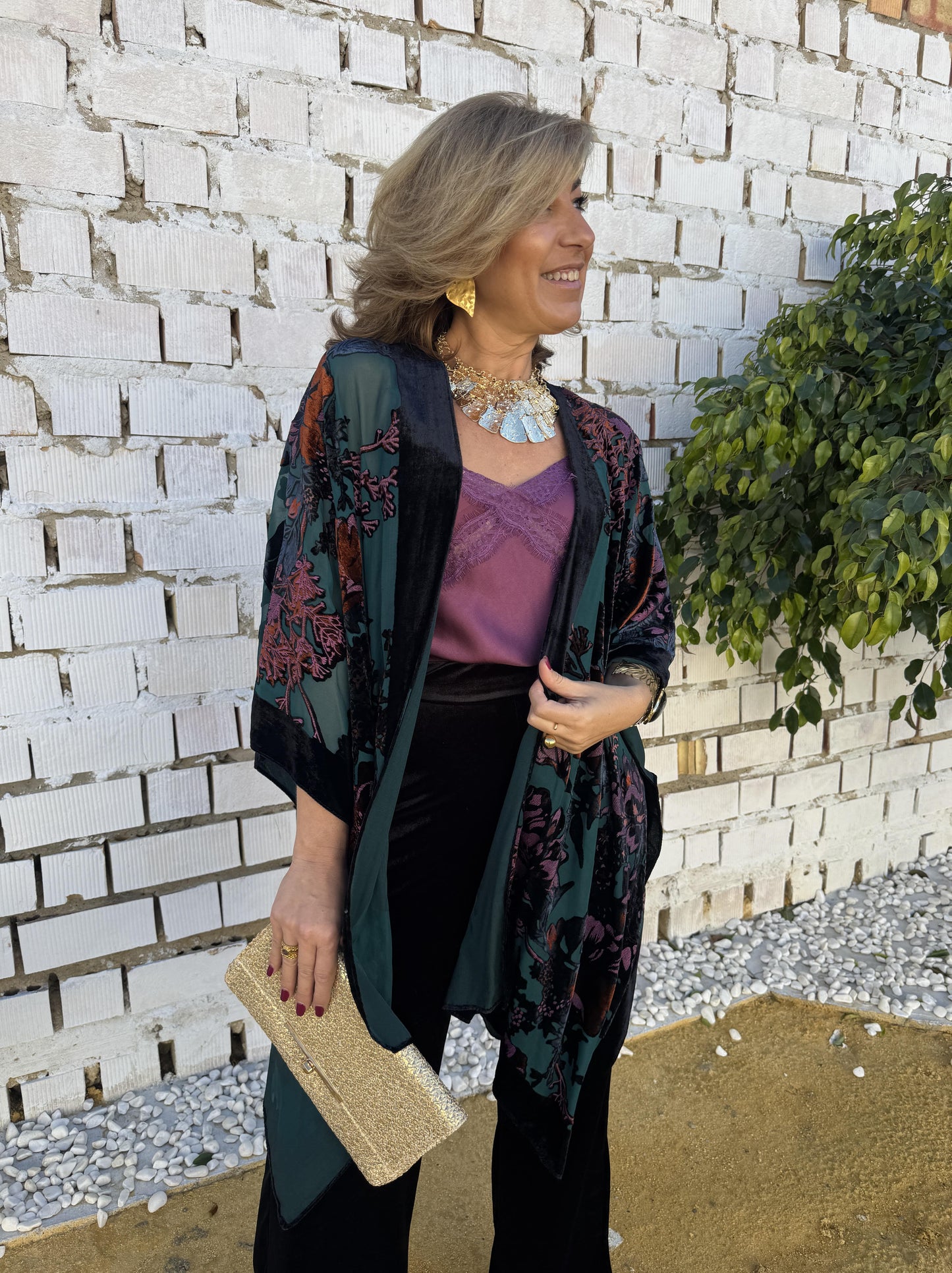 KIMONO TERCIOPELO TRANSPARENCIAS