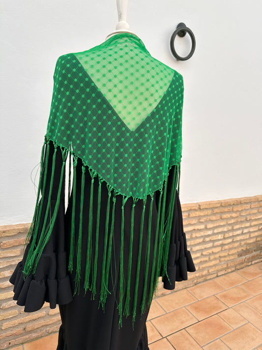 POLKA DOT TULLE SHAWL