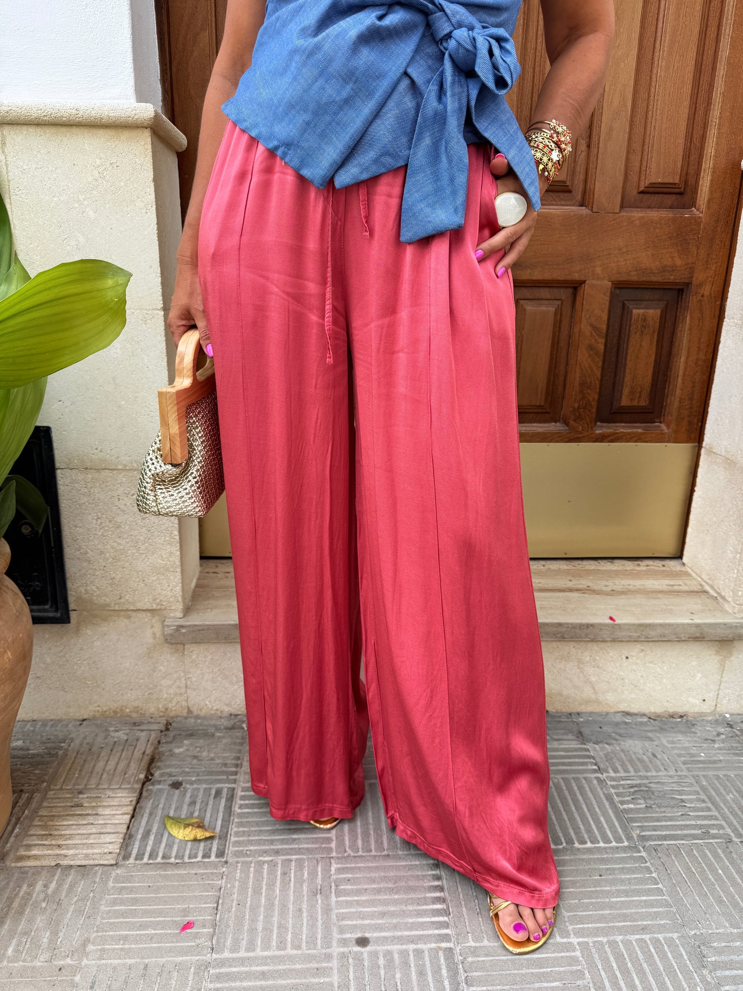 PANTALÓN SATINADO NORA