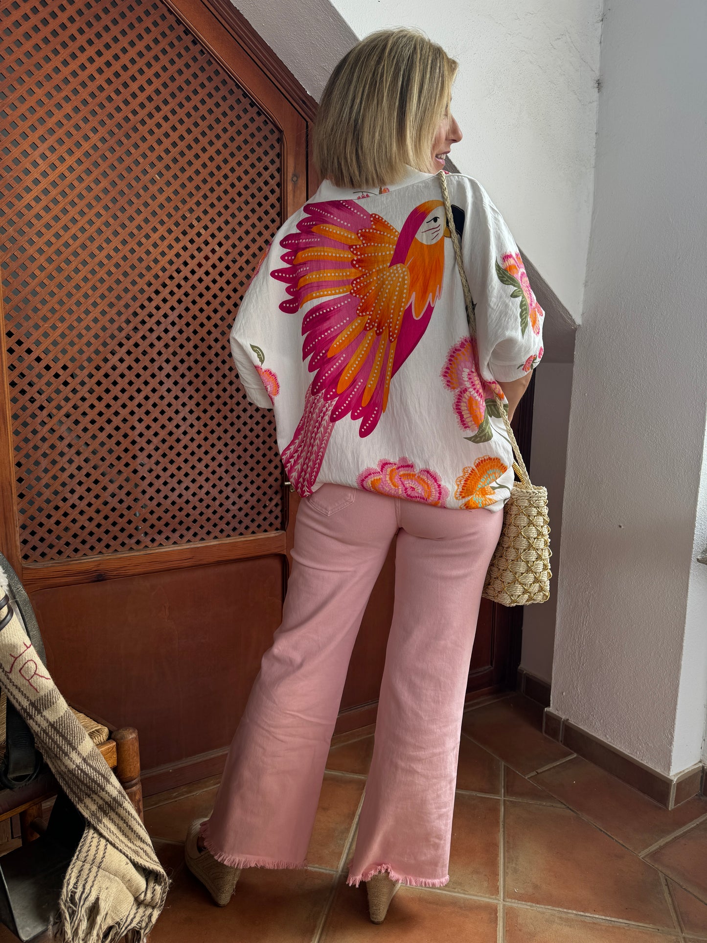 CALÇA ROSA