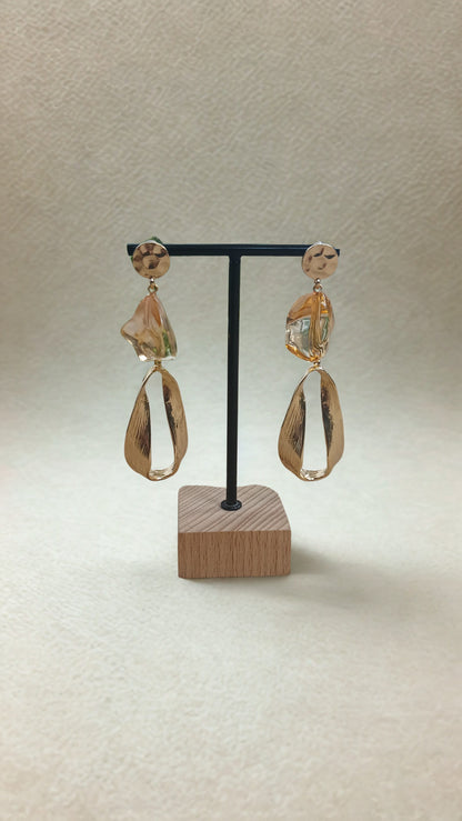 PENDIENTE LARGO CRISTAL