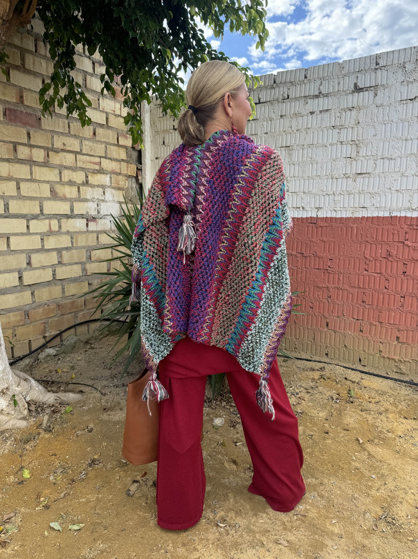 PONCHO MULTICOLOR