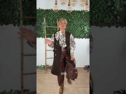 PANTALÓN CULOTTE POLIPIEL