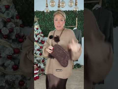 FALDA SATINADA ENCAJE