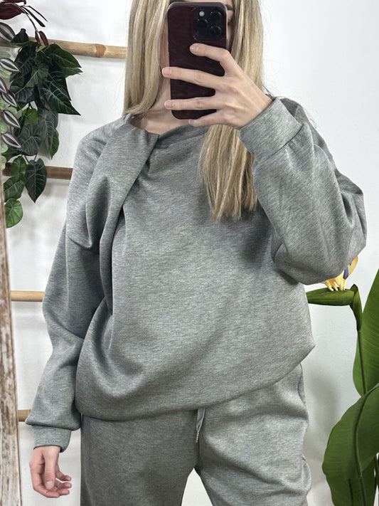 SUDADERA CHÁNDAL NUDO