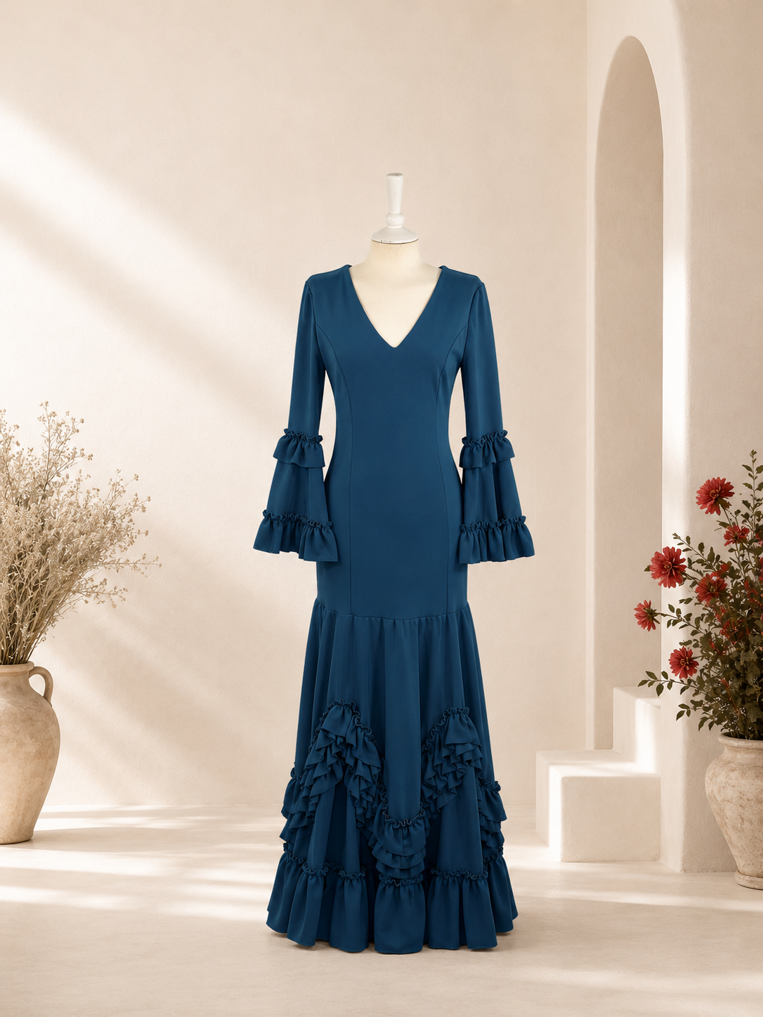 TRAJE DE FLAMENCA ZIGZAG