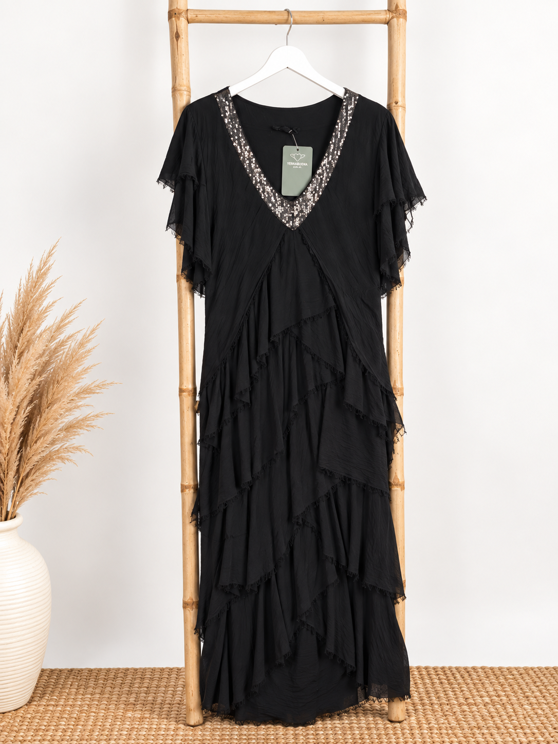 VESTIDO EMBRUJO MANGA CORTA