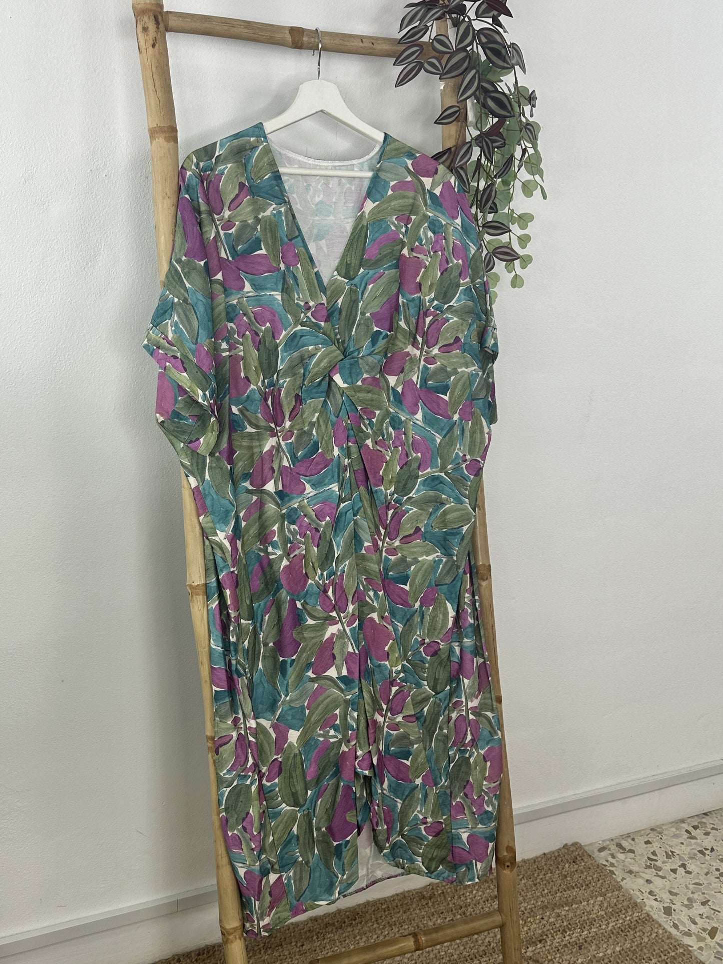VESTIDO NUDO LIMONES